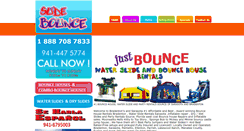 Desktop Screenshot of justbounceonline.com